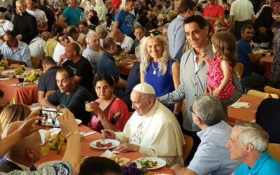 Una cena muy especial con el Papa Francisco