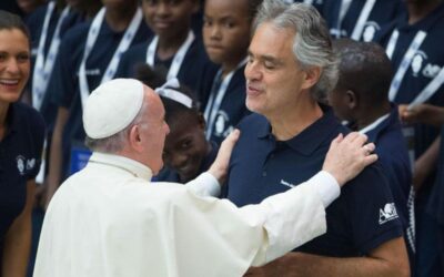 Andrea Bocelli: todos los talentos de este mundo es un don de Dios.