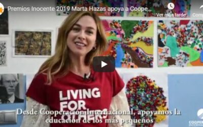 Marta Hazas apoya Cooperación Internacional