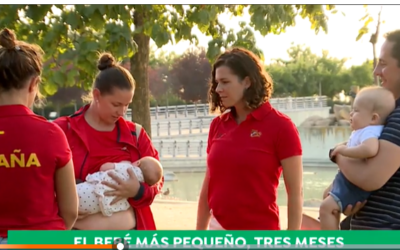 Las supermadres del hockey subacuático español