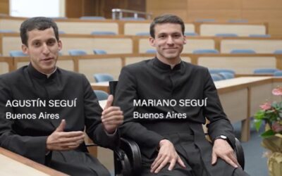 Dos hermanos estudian juntos para ser sacerdotesSin Autor