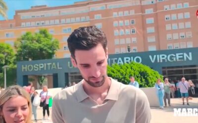 Sergio Rico sale del hospital. «Gracias a Dios estoy vivo».Sin Autor